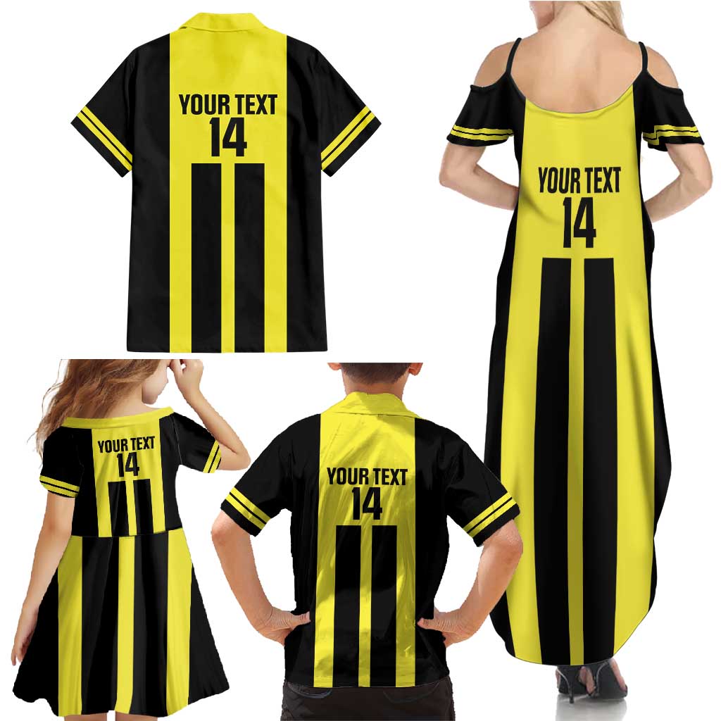 Moca Dominican Republic Football Custom Family Matching Summer Maxi Dress and Hawaiian Shirt 2025 Come On The Cradle - Wonder Print Shop