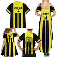 Moca Dominican Republic Football Custom Family Matching Summer Maxi Dress and Hawaiian Shirt 2025 Come On The Cradle - Wonder Print Shop