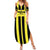 Moca Dominican Republic Football Custom Family Matching Summer Maxi Dress and Hawaiian Shirt 2025 Come On The Cradle - Wonder Print Shop