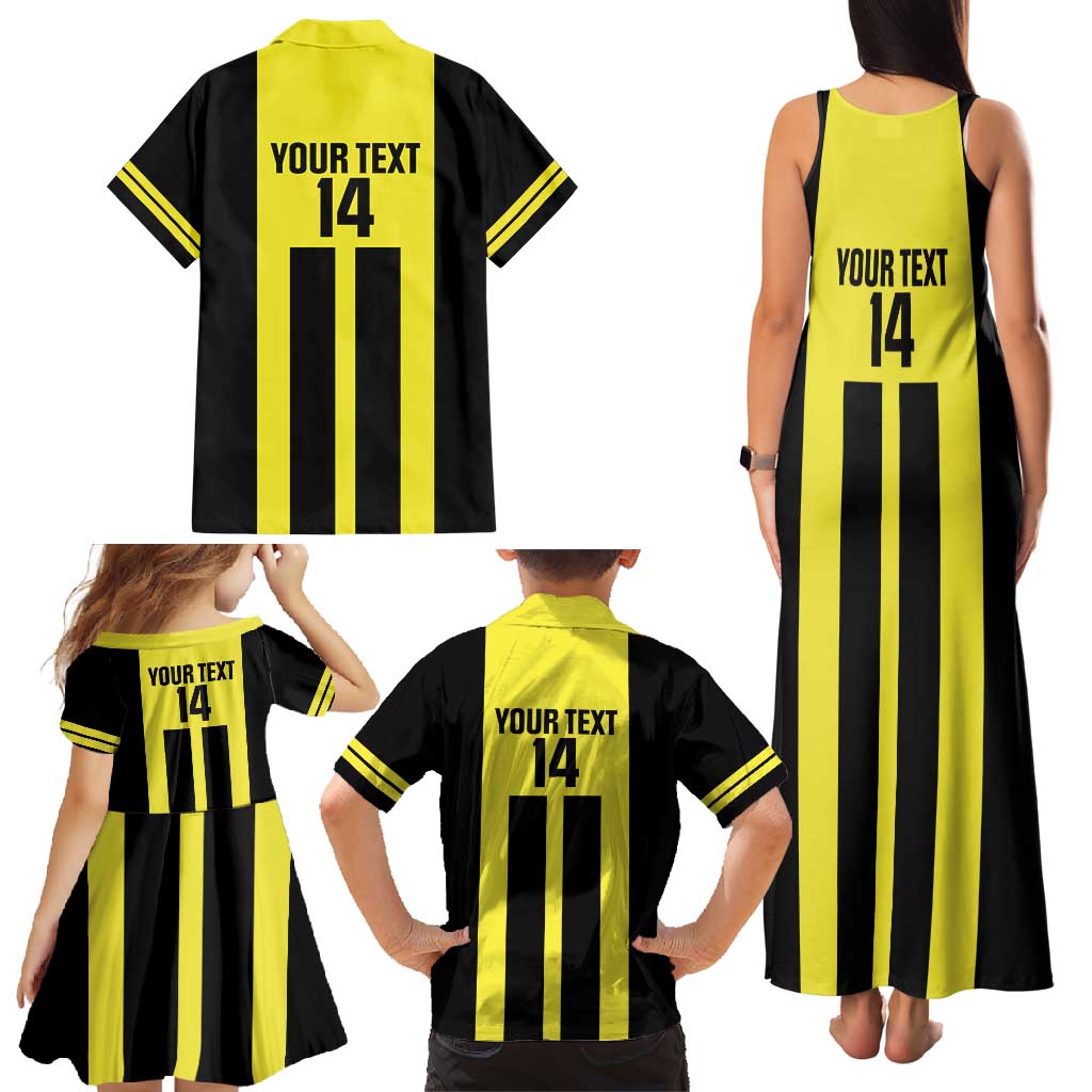 Moca Dominican Republic Football Custom Family Matching Tank Maxi Dress and Hawaiian Shirt 2025 Come On The Cradle - Wonder Print Shop