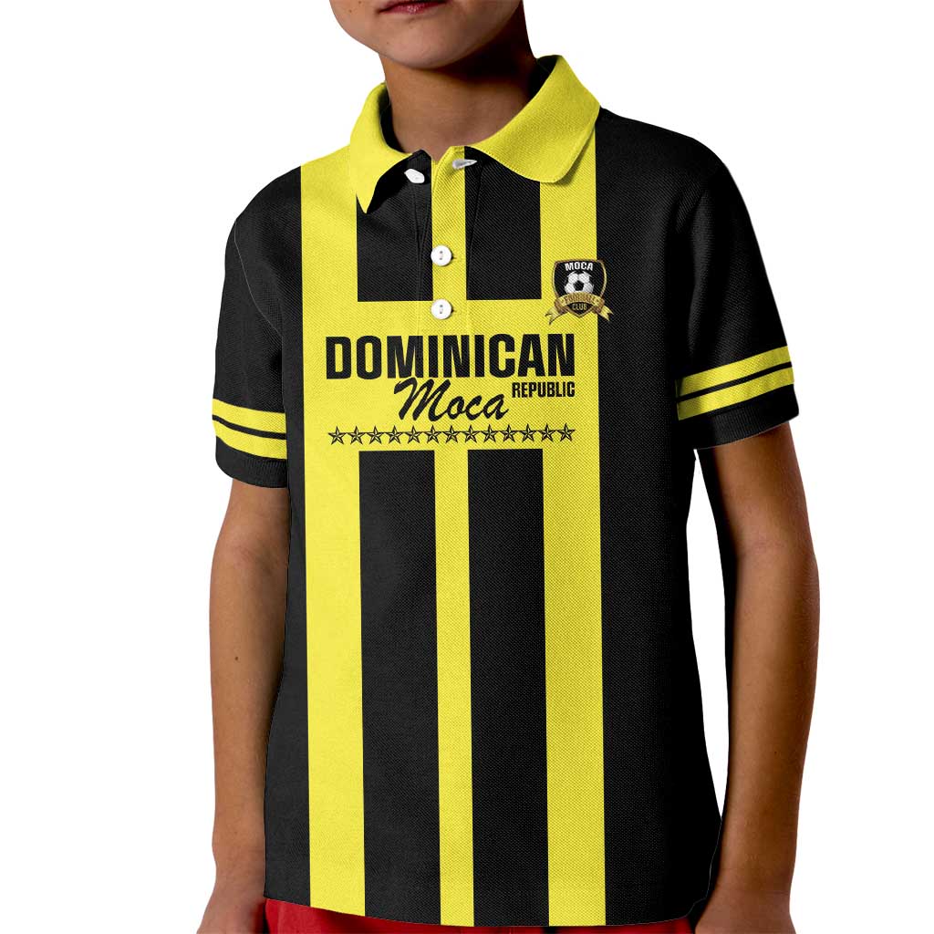 Moca Dominican Republic Football Custom Kid Polo Shirt 2025 Come On The Cradle - Wonder Print Shop