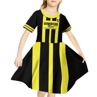 Moca Dominican Republic Football Custom Kid Short Sleeve Dress 2025 Come On The Cradle - Wonder Print Shop