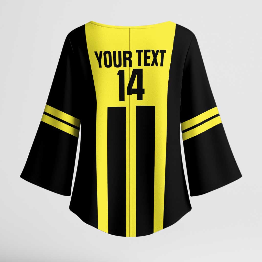 Moca Dominican Republic Football Custom Kimono Sleeve Blouse 2025 Come On The Cradle - Wonder Print Shop