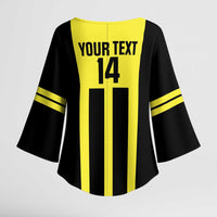 Moca Dominican Republic Football Custom Kimono Sleeve Blouse 2025 Come On The Cradle - Wonder Print Shop