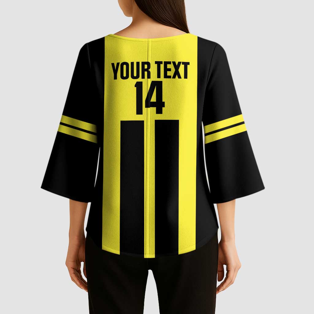 Moca Dominican Republic Football Custom Kimono Sleeve Blouse 2025 Come On The Cradle - Wonder Print Shop