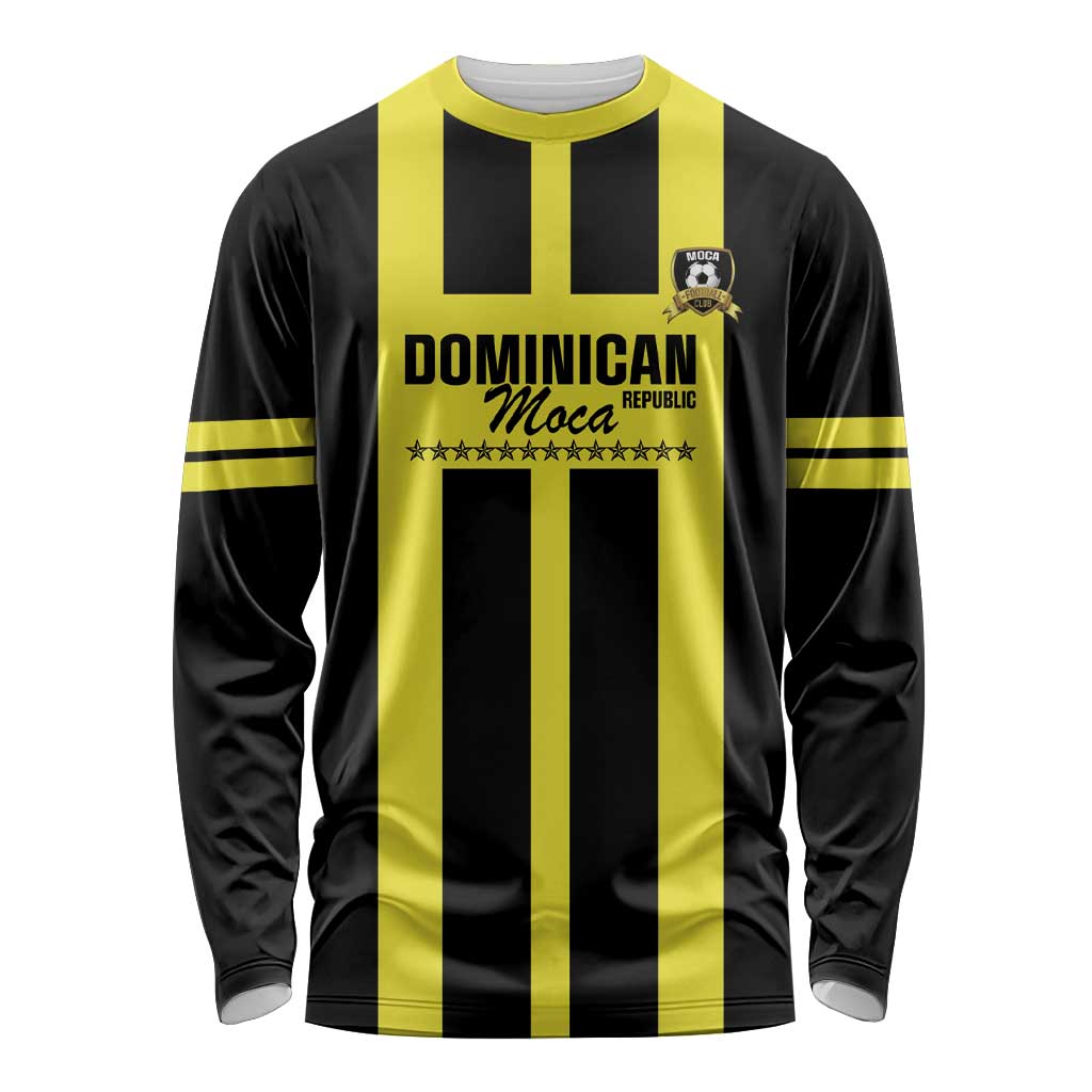 Moca Dominican Republic Football Custom Long Sleeve Shirt 2025 Come On The Cradle - Wonder Print Shop
