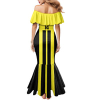 Moca Dominican Republic Football Custom Mermaid Dress 2025 Come On The Cradle - Wonder Print Shop