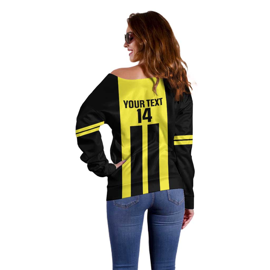 Moca Dominican Republic Football Custom Off Shoulder Sweater 2025 Come On The Cradle - Wonder Print Shop