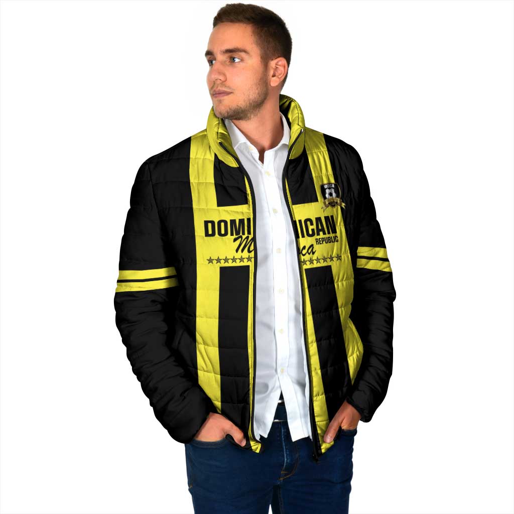 Moca Dominican Republic Football Custom Padded Jacket 2025 Come On The Cradle - Wonder Print Shop