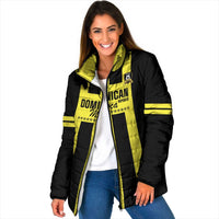 Moca Dominican Republic Football Custom Padded Jacket 2025 Come On The Cradle - Wonder Print Shop