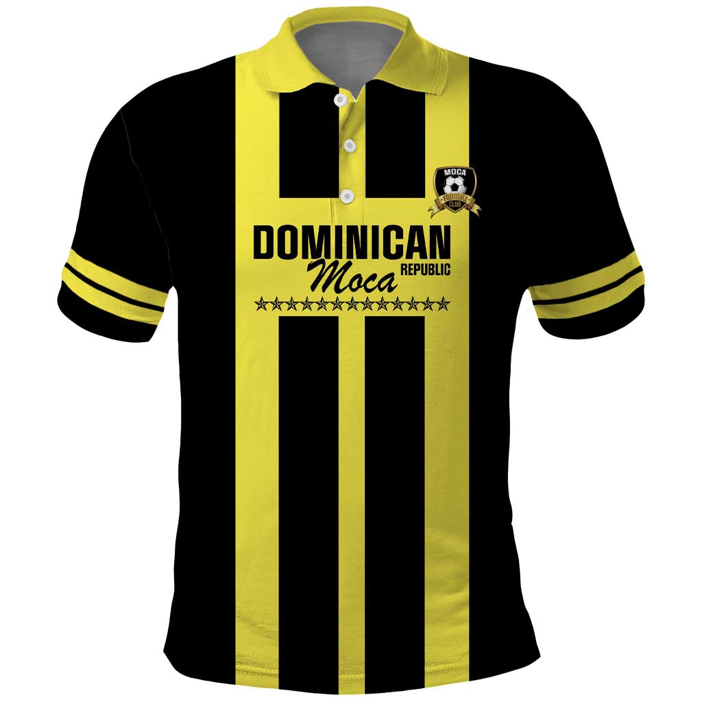 Moca Dominican Republic Football Custom Polo Shirt 2025 Come On The Cradle - Wonder Print Shop