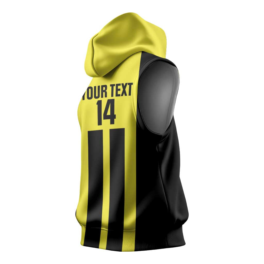 Moca Dominican Republic Football Custom Sleeveless Hoodie 2025 Come On The Cradle - Wonder Print Shop