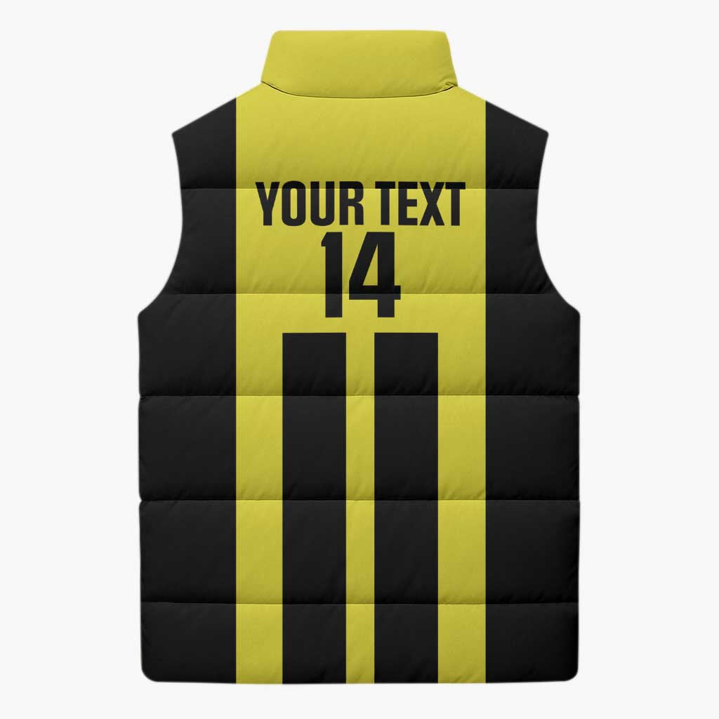 Moca Dominican Republic Football Custom Sleeveless Puffer Jacket 2025 Come On The Cradle - Wonder Print Shop