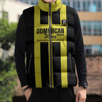 Moca Dominican Republic Football Custom Sleeveless Puffer Jacket 2025 Come On The Cradle - Wonder Print Shop