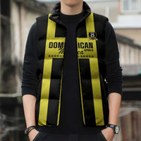 Moca Dominican Republic Football Custom Sleeveless Puffer Jacket 2025 Come On The Cradle - Wonder Print Shop