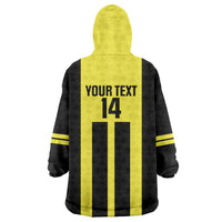 Moca Dominican Republic Football Custom Wearable Blanket Hoodie 2025 Come On The Cradle - Wonder Print Shop