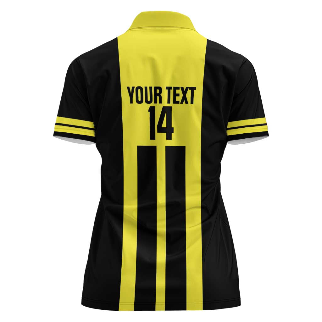 Moca Dominican Republic Football Custom Women Polo Shirt 2025 Come On The Cradle - Wonder Print Shop