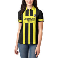 Moca Dominican Republic Football Custom Women Polo Shirt 2025 Come On The Cradle - Wonder Print Shop