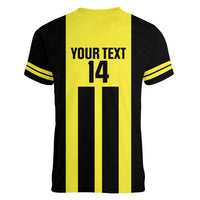 Moca Dominican Republic Football Custom Women V-Neck T-Shirt 2025 Come On The Cradle - Wonder Print Shop