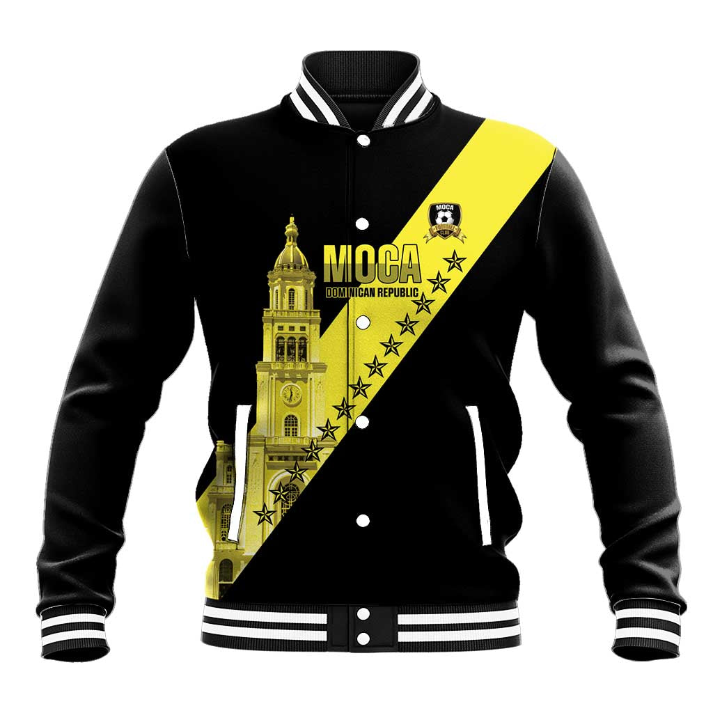 Cradle Of Dominican Republic Football Custom Baseball Jacket Go Moca Diagonal Style - Wonder Print Shop