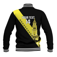 Cradle Of Dominican Republic Football Custom Baseball Jacket Go Moca Diagonal Style - Wonder Print Shop