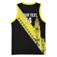 Cradle Of Dominican Republic Football Custom Basketball Jersey Go Moca Diagonal Style - Wonder Print Shop