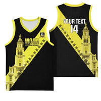 Cradle Of Dominican Republic Football Custom Basketball Jersey Go Moca Diagonal Style - Wonder Print Shop