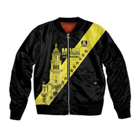 Cradle Of Dominican Republic Football Custom Bomber Jacket Go Moca Diagonal Style - Wonder Print Shop