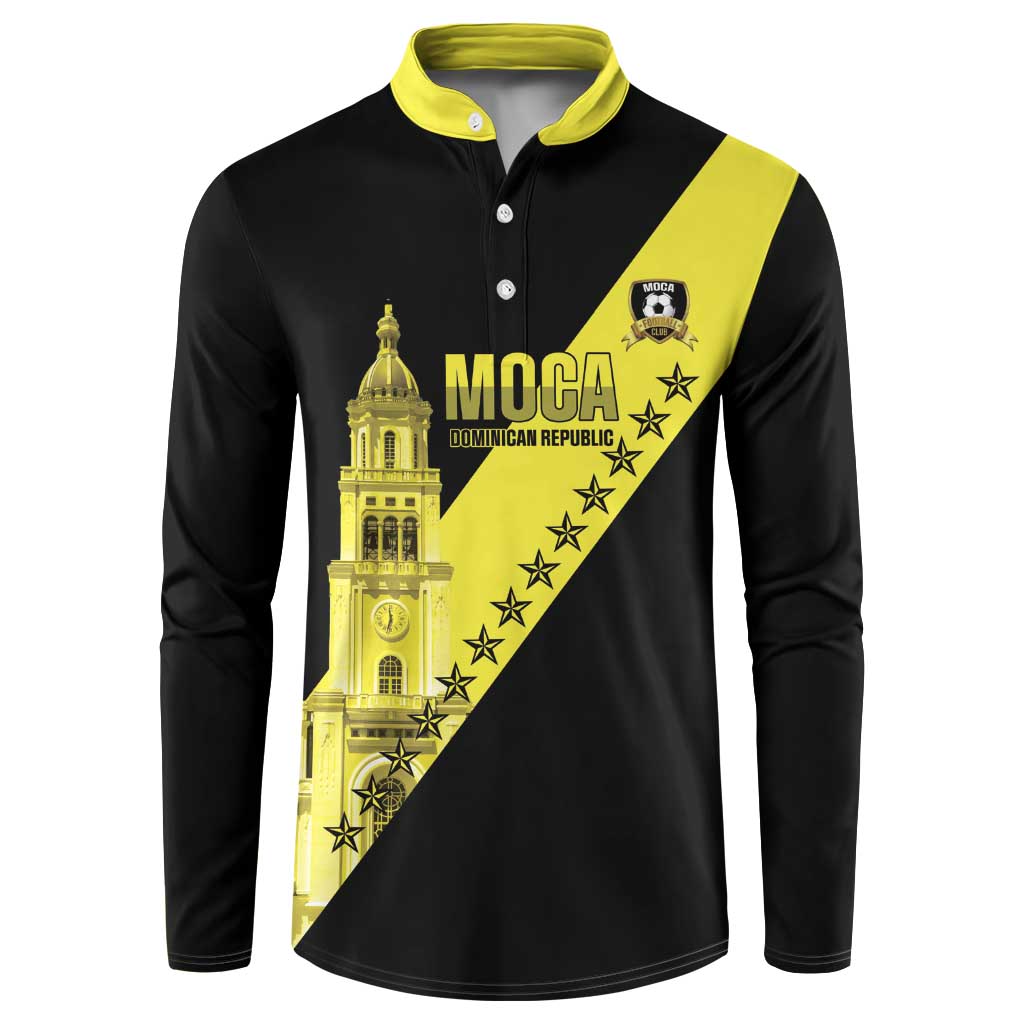 Cradle Of Dominican Republic Football Custom Button Sweatshirt Go Moca Diagonal Style - Wonder Print Shop