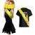 Cradle Of Dominican Republic Football Custom Couples Matching Mermaid Dress and Hawaiian Shirt Go Moca Diagonal Style - Wonder Print Shop