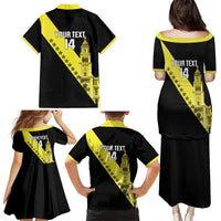 Cradle Of Dominican Republic Football Custom Family Matching Puletasi and Hawaiian Shirt Go Moca Diagonal Style - Wonder Print Shop