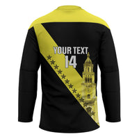 Cradle Of Dominican Republic Football Custom Hockey Jersey Go Moca Diagonal Style - Wonder Print Shop