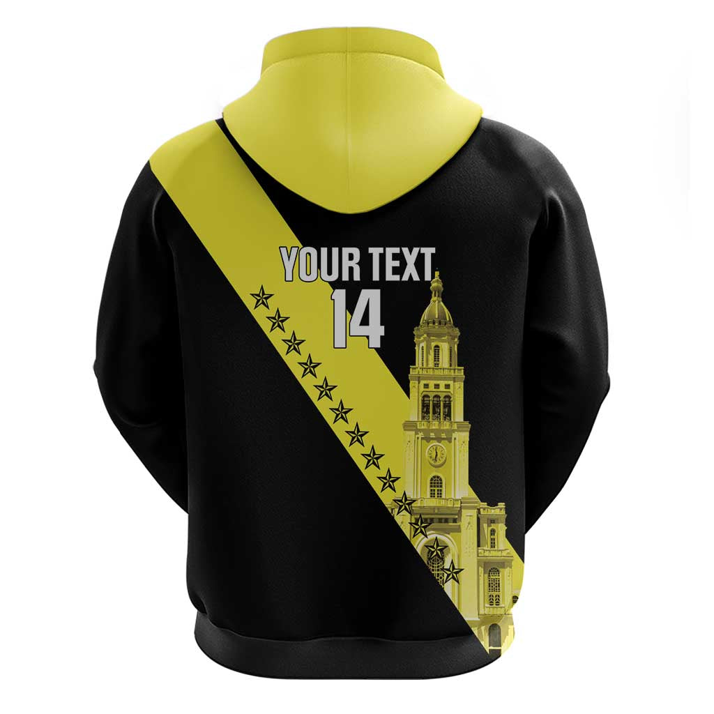 Cradle Of Dominican Republic Football Custom Hoodie Go Moca Diagonal Style - Wonder Print Shop