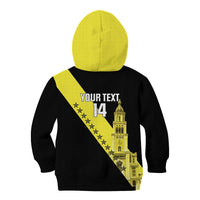 Cradle Of Dominican Republic Football Custom Kid Hoodie Go Moca Diagonal Style - Wonder Print Shop