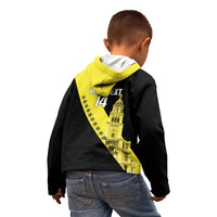 Cradle Of Dominican Republic Football Custom Kid Hoodie Go Moca Diagonal Style - Wonder Print Shop