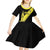 Cradle Of Dominican Republic Football Custom Kid Short Sleeve Dress Go Moca Diagonal Style - Wonder Print Shop