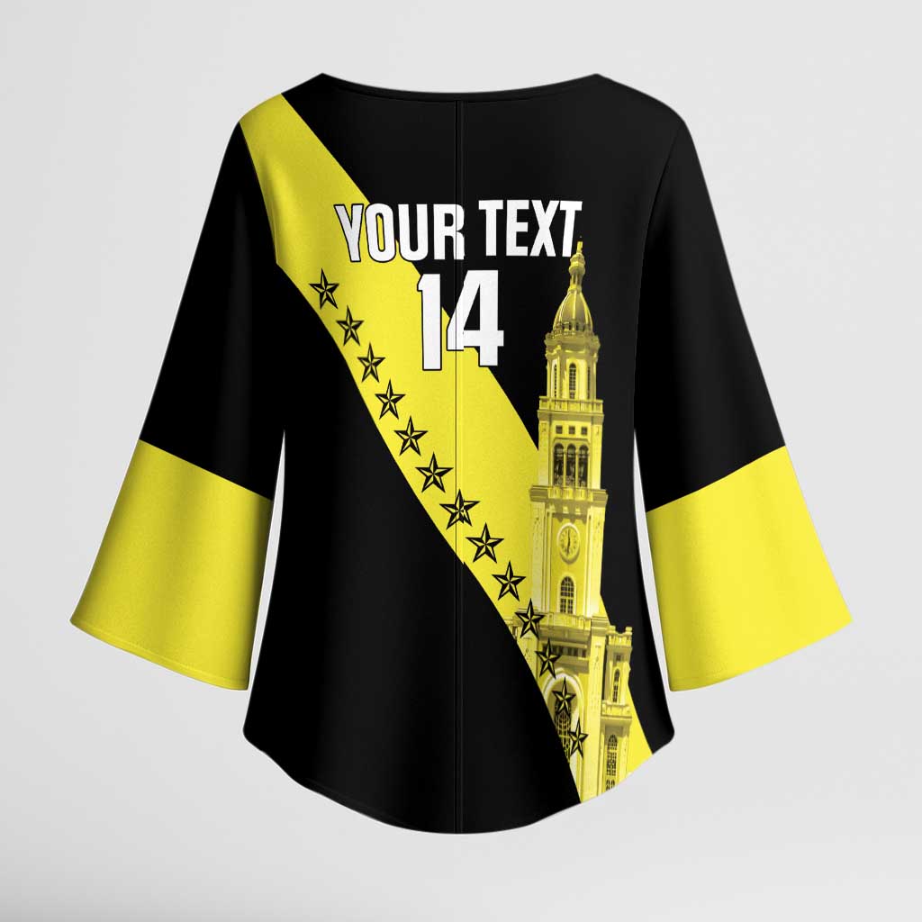 Cradle Of Dominican Republic Football Custom Kimono Sleeve Blouse Go Moca Diagonal Style - Wonder Print Shop