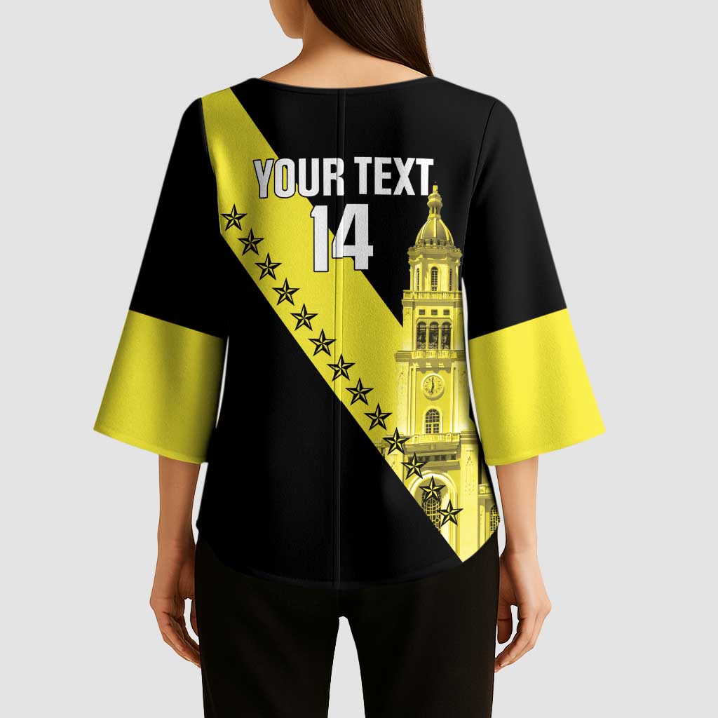 Cradle Of Dominican Republic Football Custom Kimono Sleeve Blouse Go Moca Diagonal Style - Wonder Print Shop