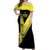 Cradle Of Dominican Republic Football Custom Off Shoulder Maxi Dress Go Moca Diagonal Style - Wonder Print Shop