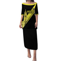 Cradle Of Dominican Republic Football Custom Puletasi Go Moca Diagonal Style - Wonder Print Shop