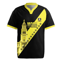 Cradle Of Dominican Republic Football Custom Rugby Jersey Go Moca Diagonal Style - Wonder Print Shop