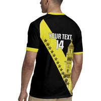 Cradle Of Dominican Republic Football Custom Rugby Jersey Go Moca Diagonal Style - Wonder Print Shop