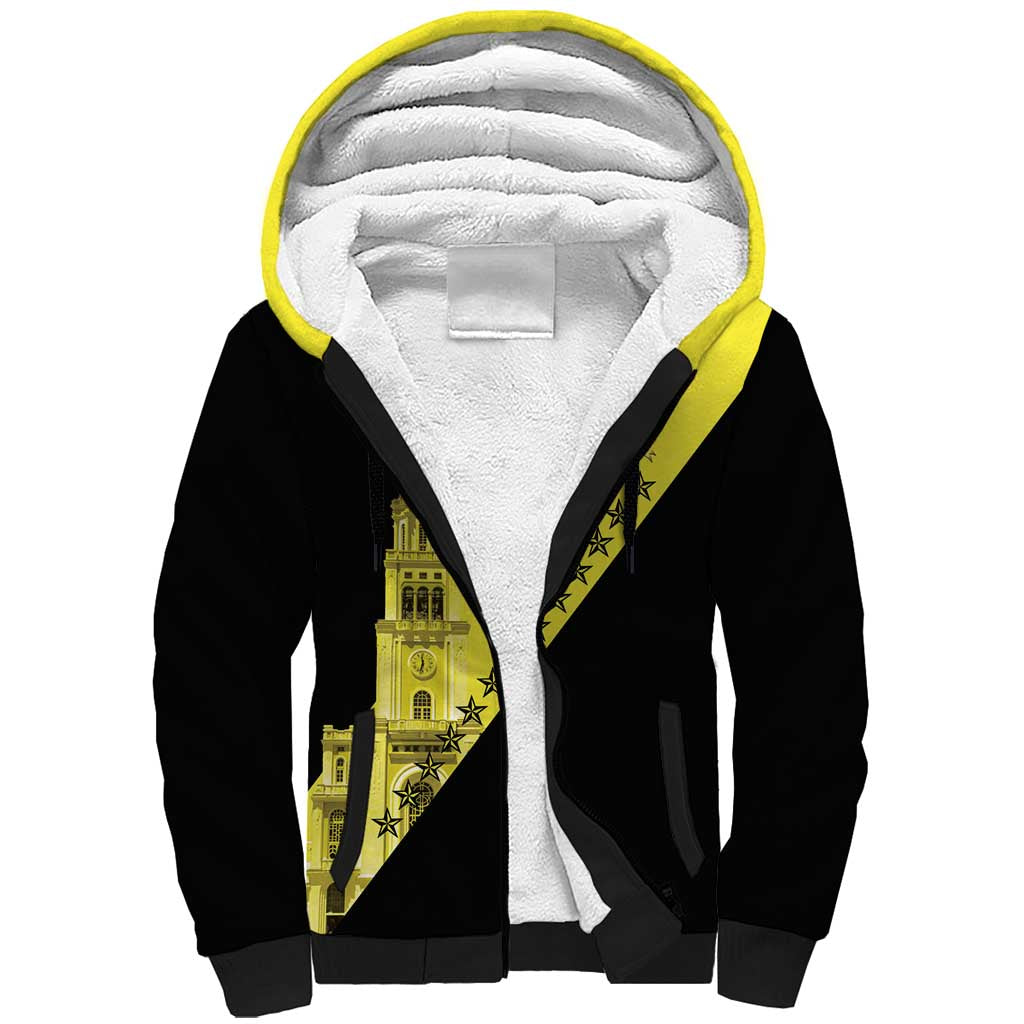 Cradle Of Dominican Republic Football Custom Sherpa Hoodie Go Moca Diagonal Style - Wonder Print Shop