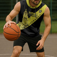 Cradle Of Dominican Republic Football Custom Sleeveless Hoodie Go Moca Diagonal Style - Wonder Print Shop