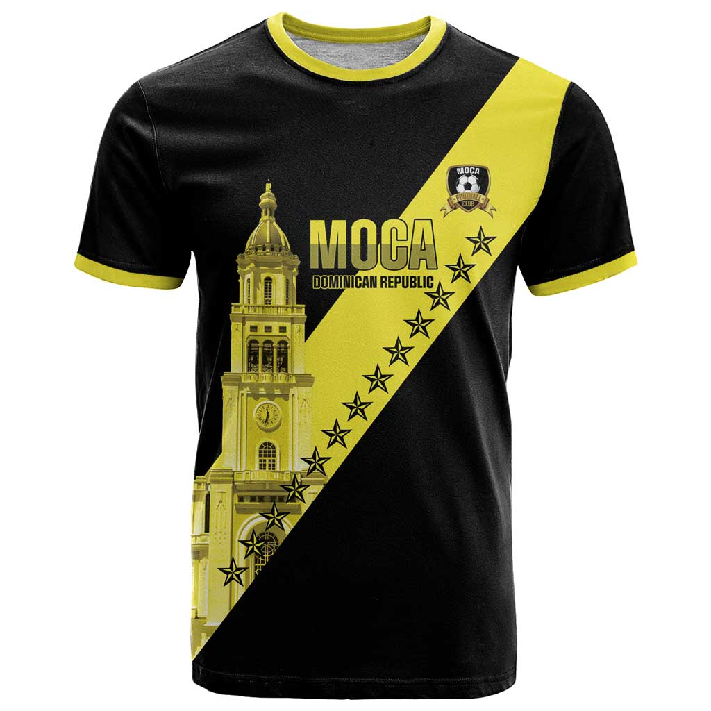 Cradle Of Dominican Republic Football Custom T Shirt Go Moca Diagonal Style - Wonder Print Shop