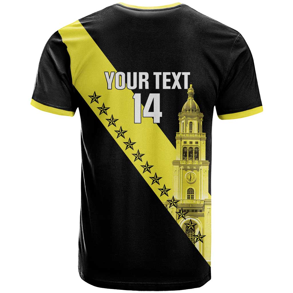 Cradle Of Dominican Republic Football Custom T Shirt Go Moca Diagonal Style - Wonder Print Shop