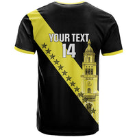 Cradle Of Dominican Republic Football Custom T Shirt Go Moca Diagonal Style - Wonder Print Shop