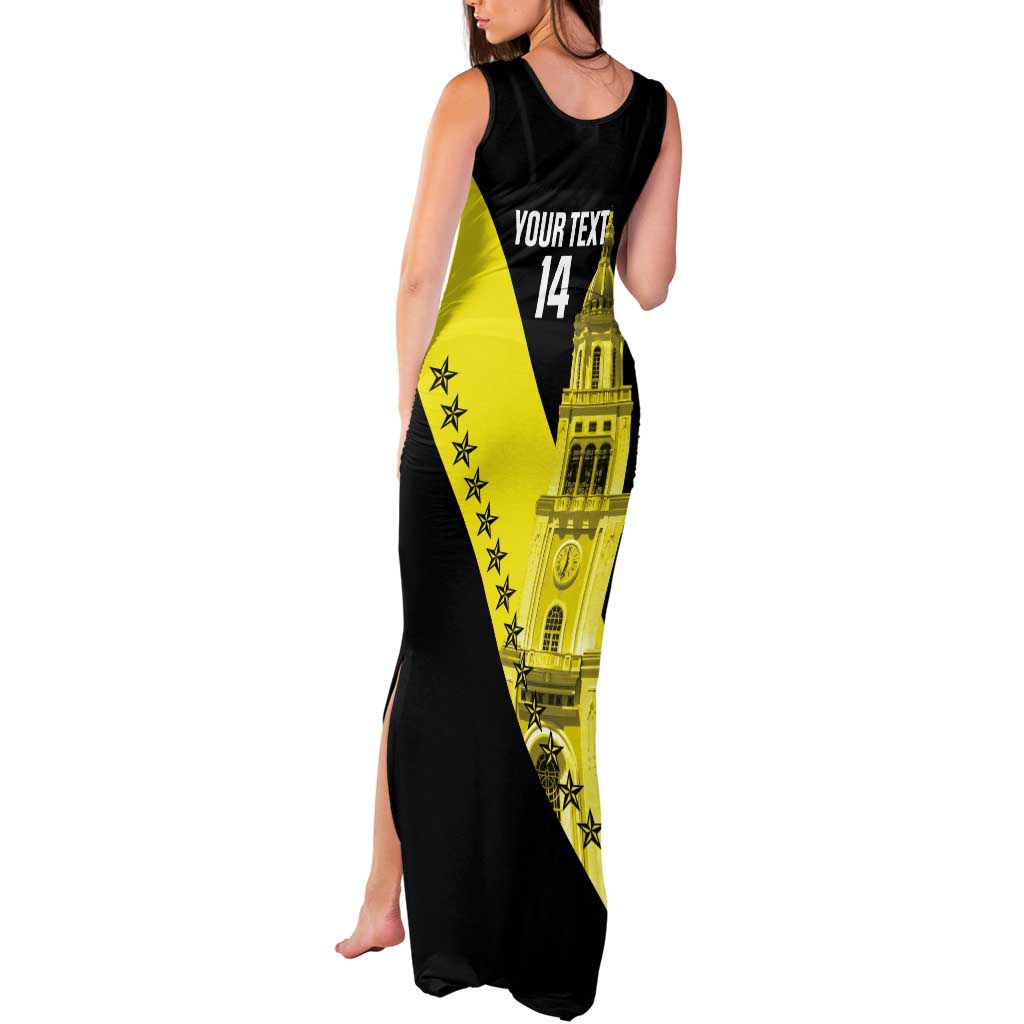 Cradle Of Dominican Republic Football Custom Tank Maxi Dress Go Moca Diagonal Style - Wonder Print Shop
