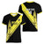 Cradle Of Dominican Republic Football Custom Women V-Neck T-Shirt Go Moca Diagonal Style - Wonder Print Shop
