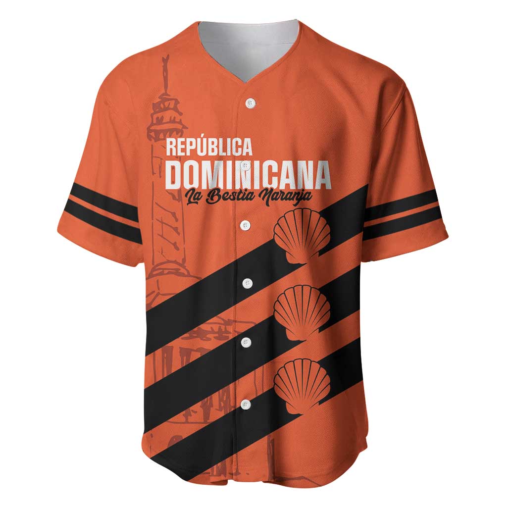 Cibao Dominican Republic Football Custom Baseball Jersey Vamos La Bestia Naranja - Wonder Print Shop
